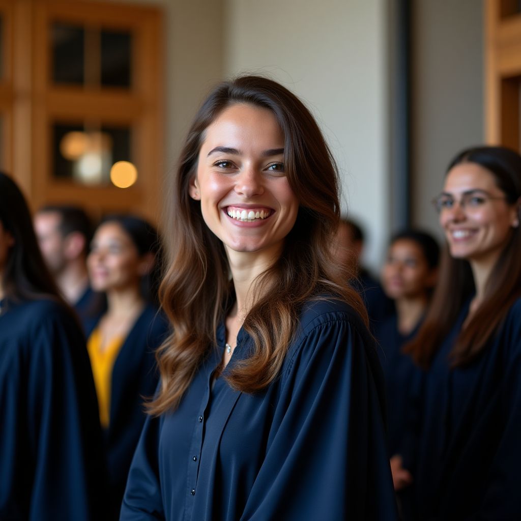 Ceremonia de graduación de estudiantes